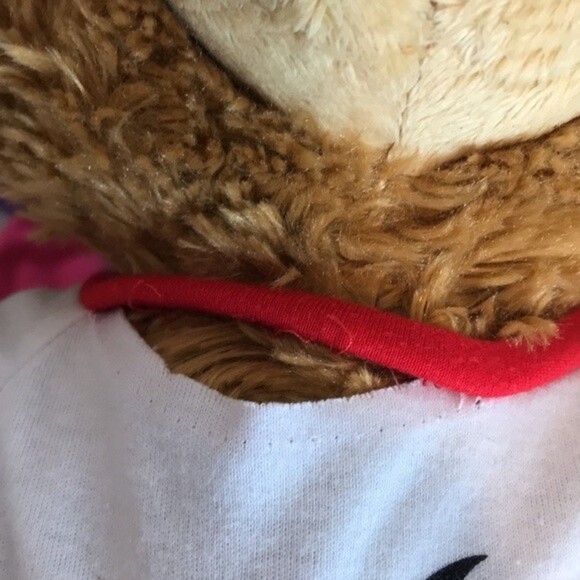 Build a bear BAB brown teddy bear plush with soccer shoes and outfits bundle - Picture 12 of 14